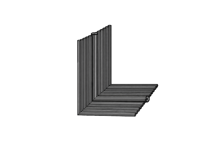 L-Joint Vertical 200mm Internal